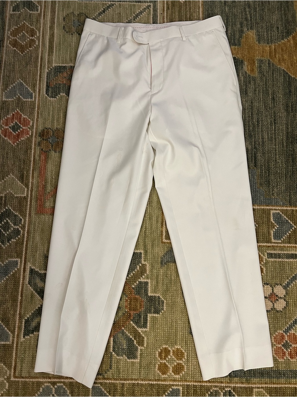 Peter Millar Crown Sport Men’s White Performance Golf Pants Size
